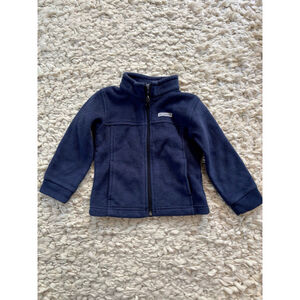 Boys Columbia Navy Blue Fleece Full Zip Jacket 3T